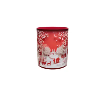 Iarna decor, cana din ceramica, 330ml, model cgs1800